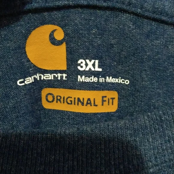 Men's Big and Tall Carhartt T-shirt - Picture 3 of 3